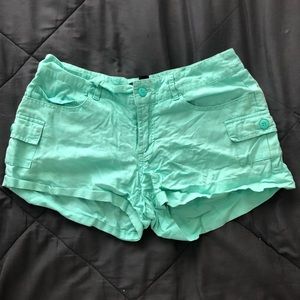 Forever 21 teal shorts